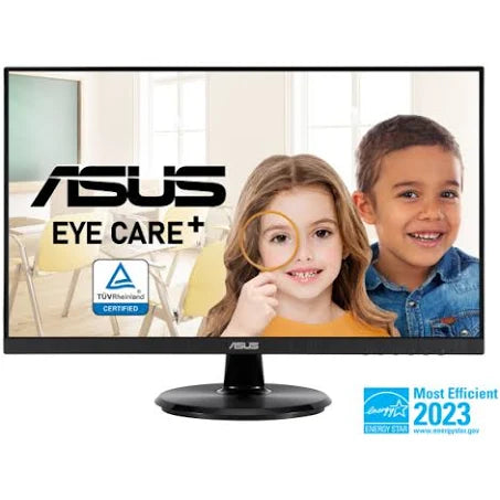 ASUS VA24DQF 24 吋（23.8 吋可視）、IPS、Full HD、無邊框、100Hz、Adaptive-Sync、1ms MPRT、HDMI、DisplayPort、低藍光、不閃屏、壁掛式