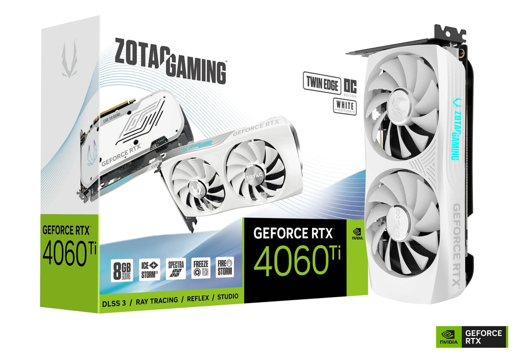 ZOTAC RTX 4060 Ti TWIN EDGE OC WHITE 8GB