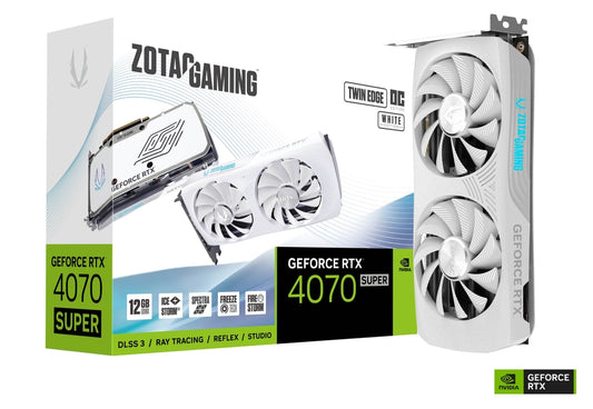 ZOTAC RTX 4070 SUPER TWIN EDGE WHITE OC 12GB